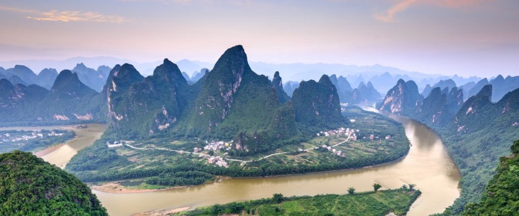 El Río Li y las Montañas Karsticas (Guilin)